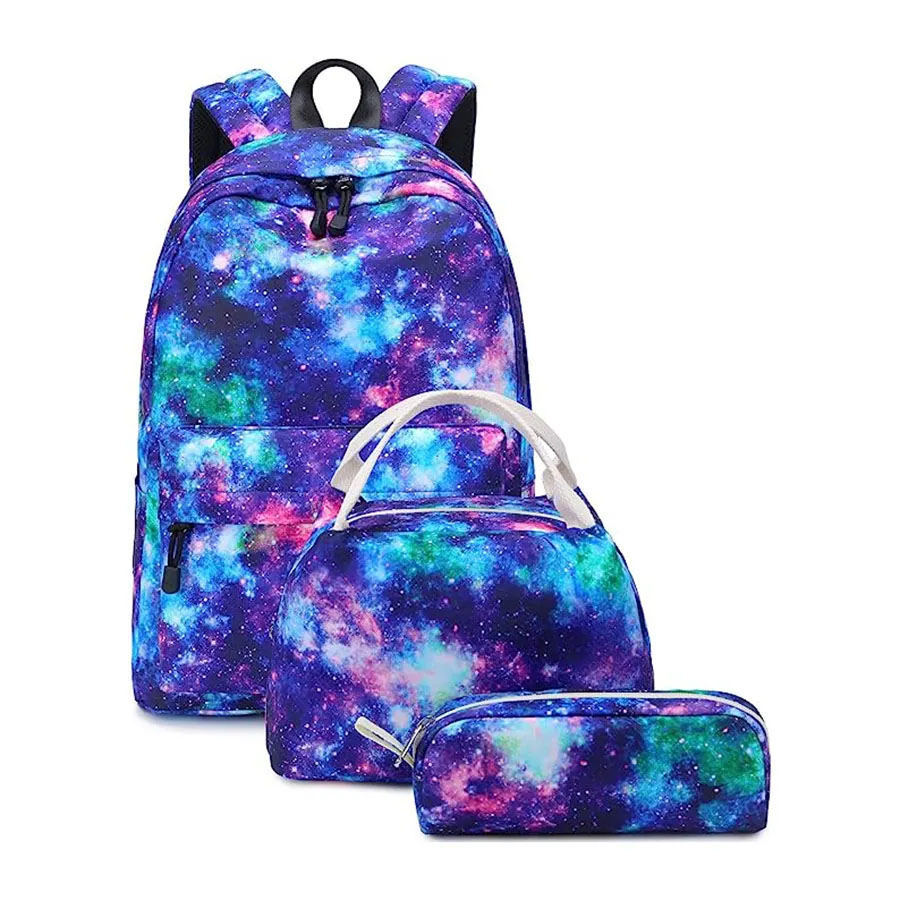 The School Backpack Set Galaxy