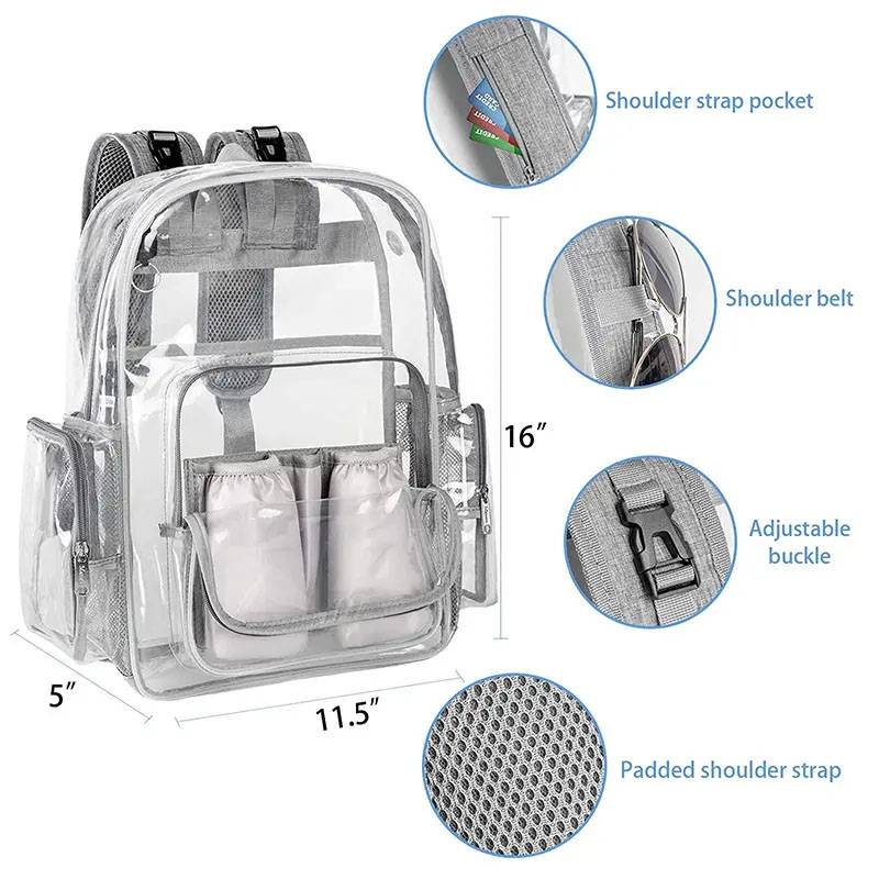 PVC backpack