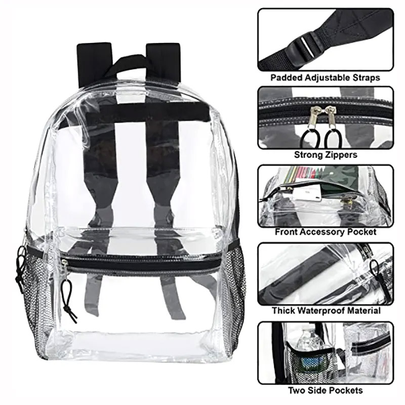 clear backpack