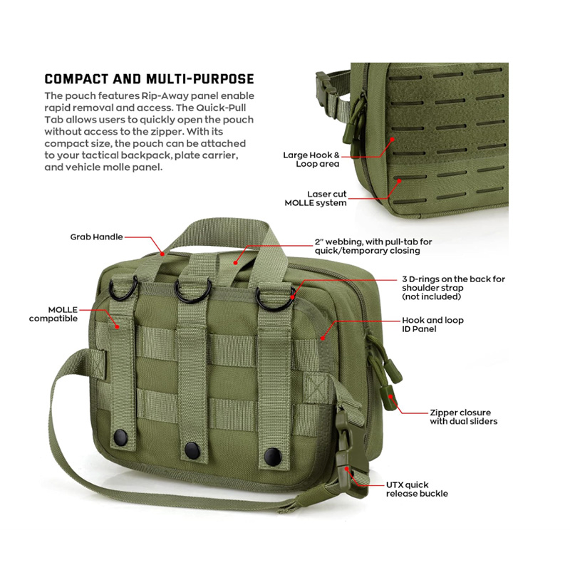 Mesh Pockets First Aid Storage Bag