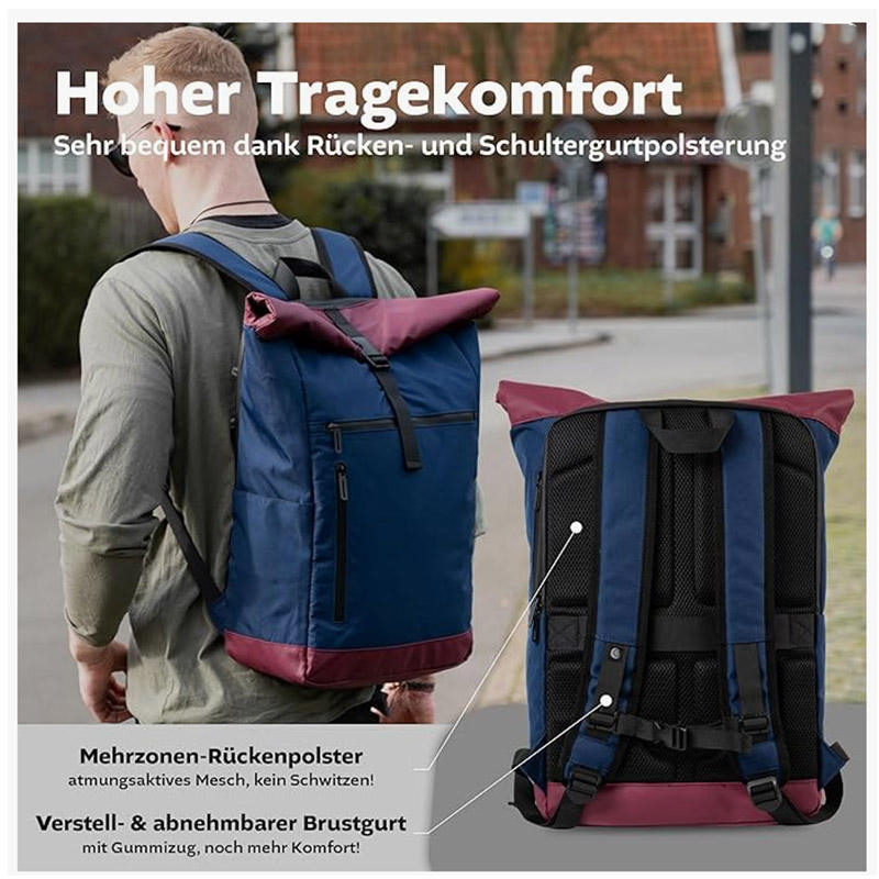 Lightweight RPET backpack
