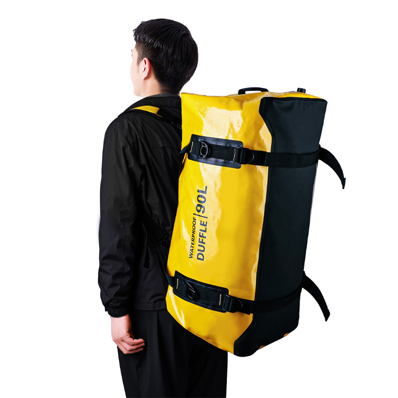 Waterproof sports duffel bag