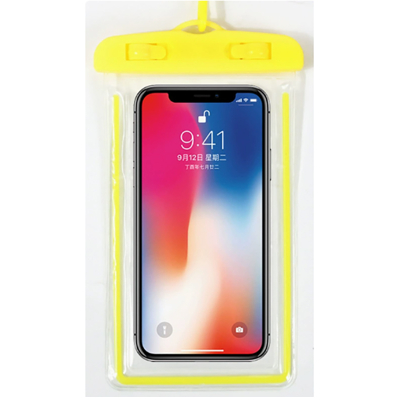 Transparent PVC phone pouch