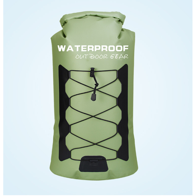 Roll-Top Closure Waterproof Backpack