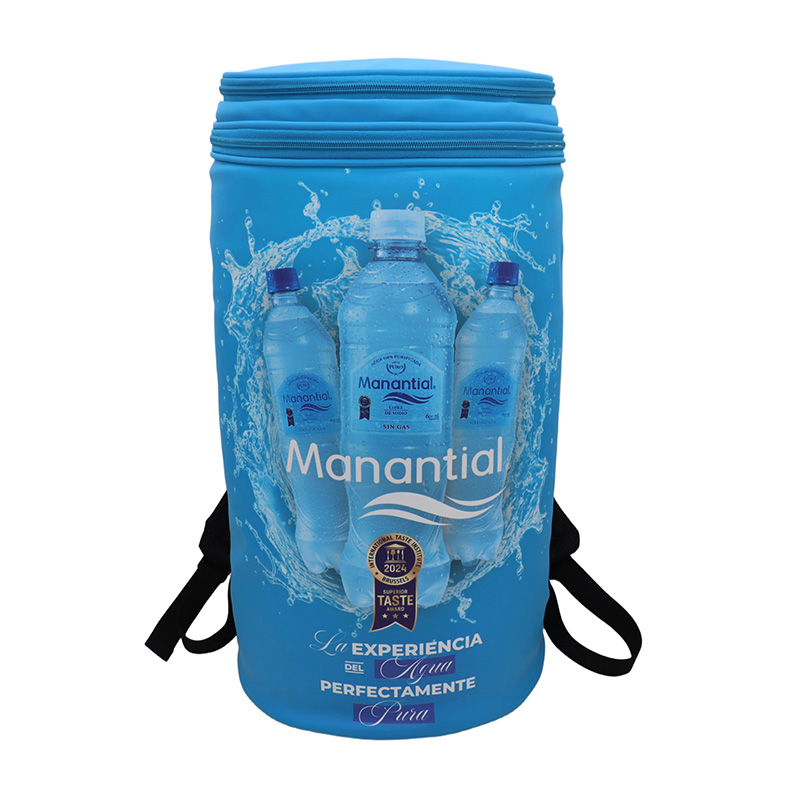 Insulated cooler backpack Can shaped cooler backpack