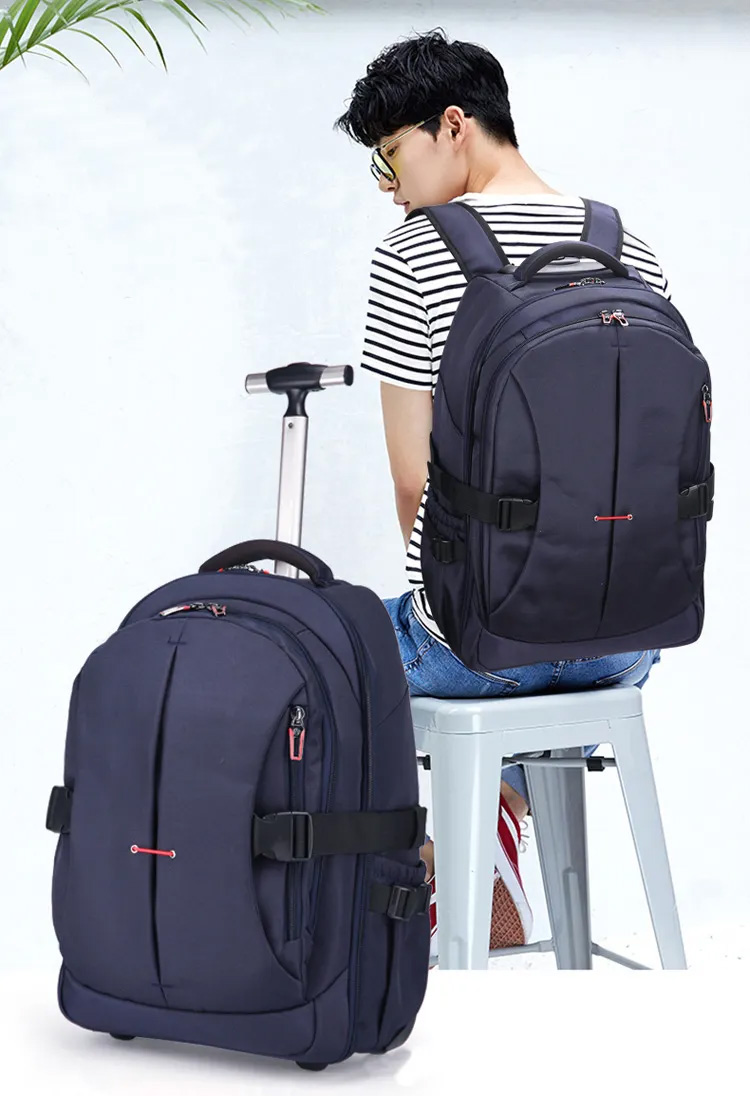 Business commuter wheeled backpack
